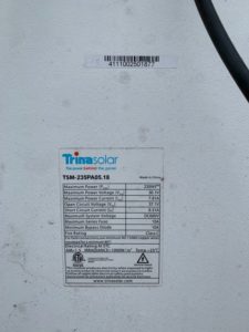 Trina Solar TSM-235PA05.18 235 Watt