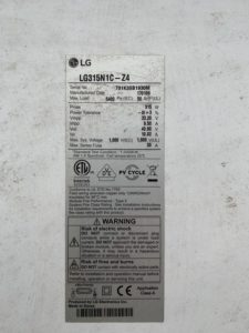 LG LG315N1C-Z4 315 Watts
